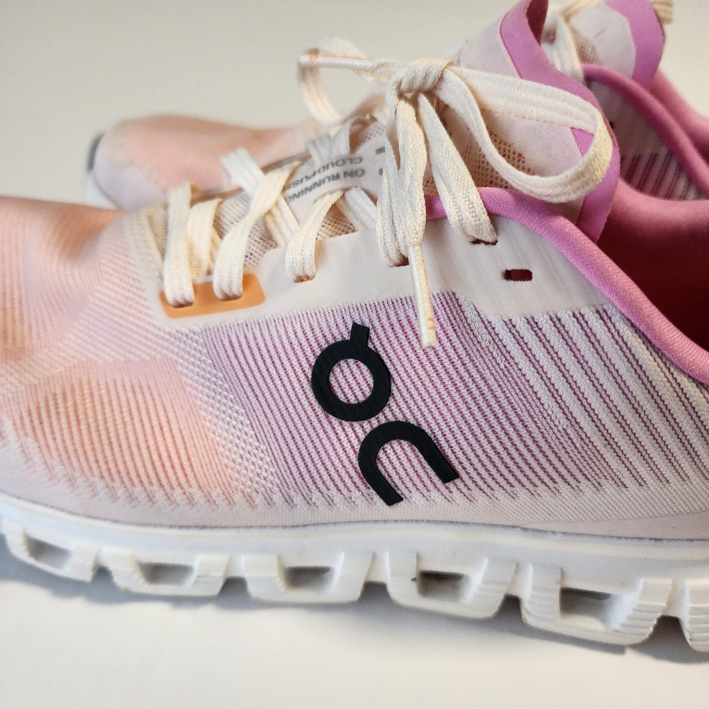 ON Cloud 6 Push SneakerTangerine & Raspberry, Women Size 11 - Picture 5 of 16